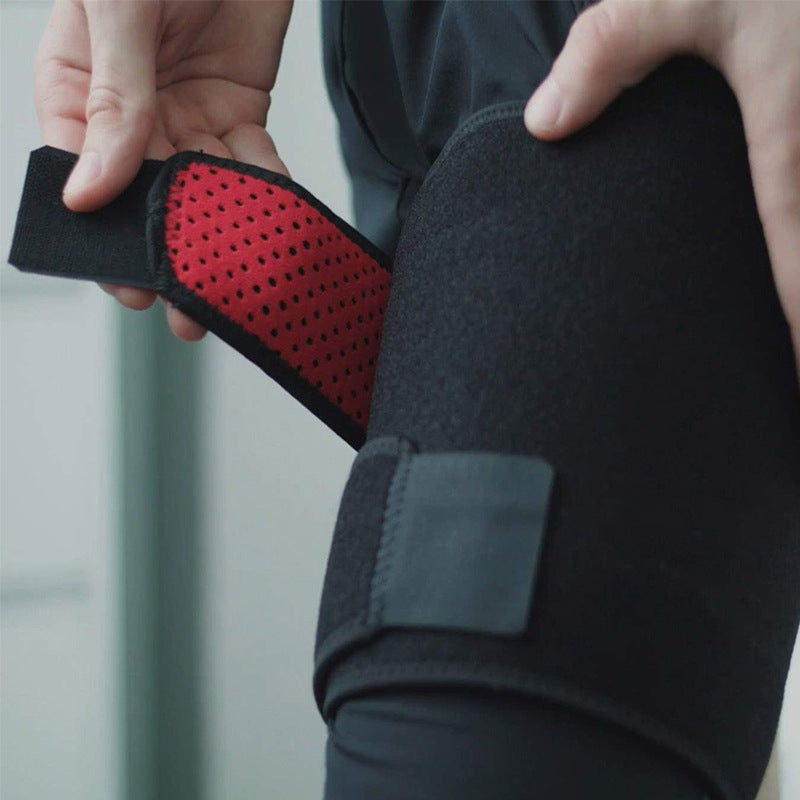 Cross-border sports thigh protection, muscle strain prevention, leg protection, fitness weightlifting, thigh protection, hip protection, sports waist protection, leg protection